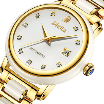 (白玉)男款-钢带