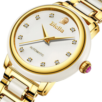 (白玉)女款-钢带