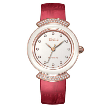 白玉玫瑰金红皮带